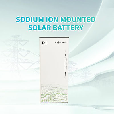 Good price KonJa Home Rechargeable Sodium Ion Battery 51.2V 37Ah 5.7kWh Wall Mounted Solar Battery With 5 Warranty Years online