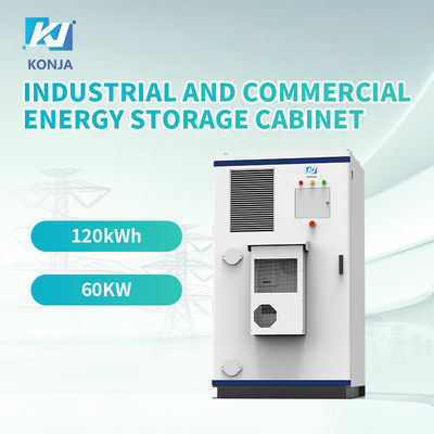 Good price KonJa All In One 120kWh 60kw Energy Storage Cabinet Solar Battery Storage Cabinet Outdoor online