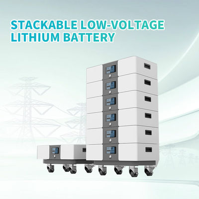 KonJa 51.2V 5.12kWh 10.24 KWh 15.46kWh 20.48kWh 25.6kWh 30.72kWh Stacked Home Solar Storage Battery